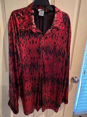 Men's Red Disco Shirt